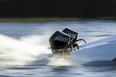 Travis Pastrana Mercury Racing 300R and 300 ROS
