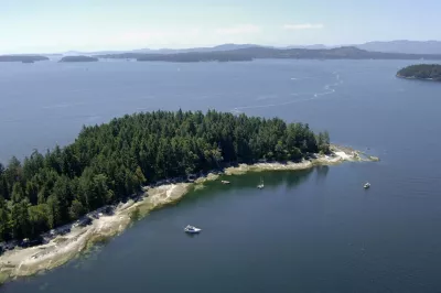 aerial shot of oak bay marina