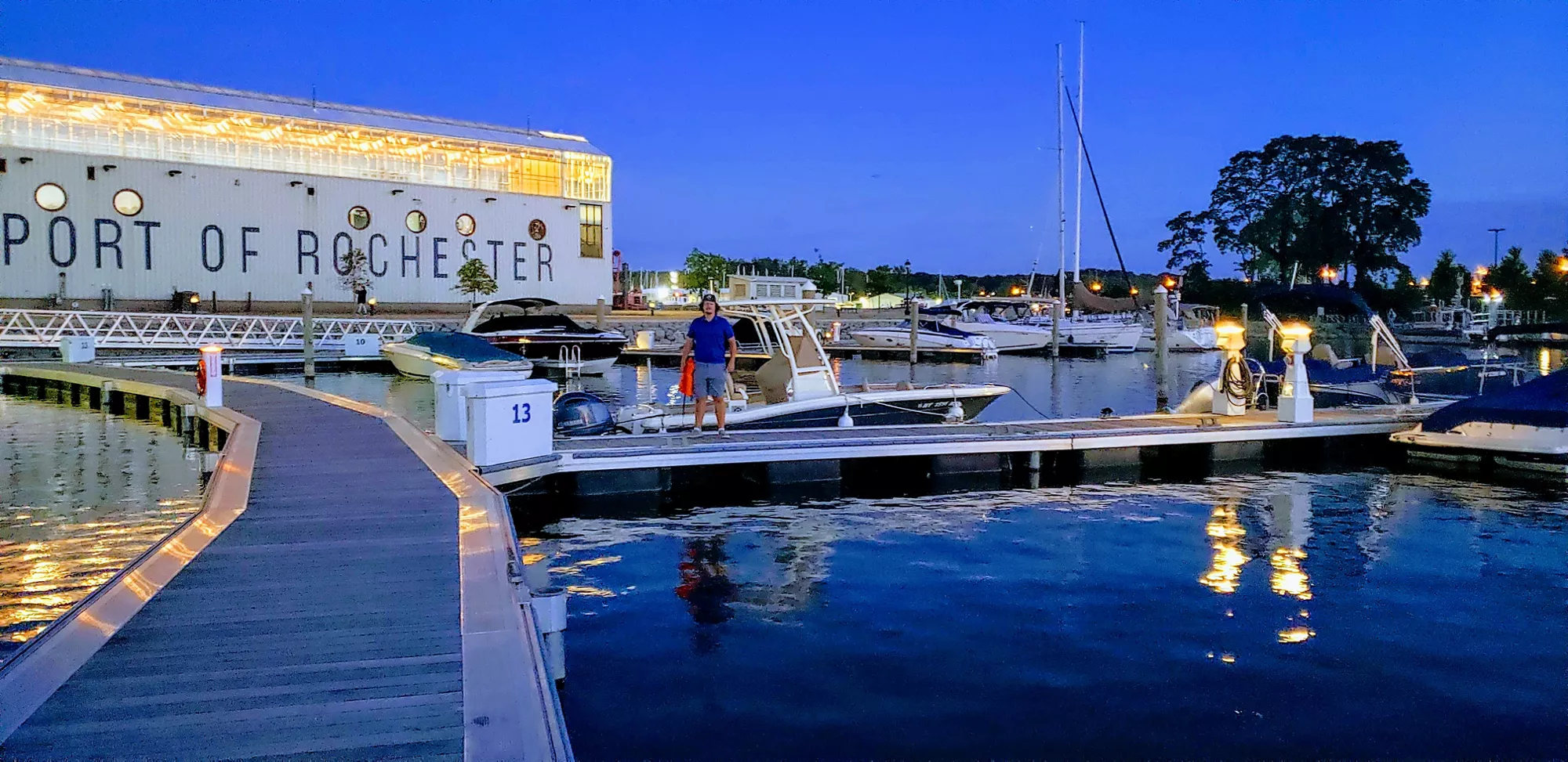 view of port of rochester freedom boat club marina