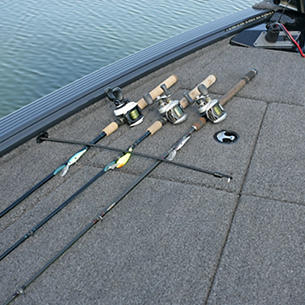 Pro-V Bass Bow Deck Port Rod Straps