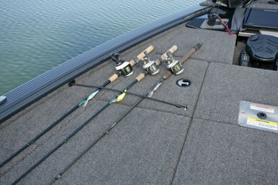 Pro-V Bass Bow Deck Port Rod Straps