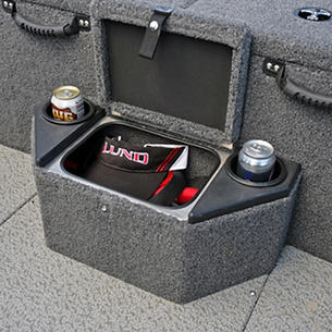 Pro-V Bass XS Aft Deck Step Storage and Cup Holder