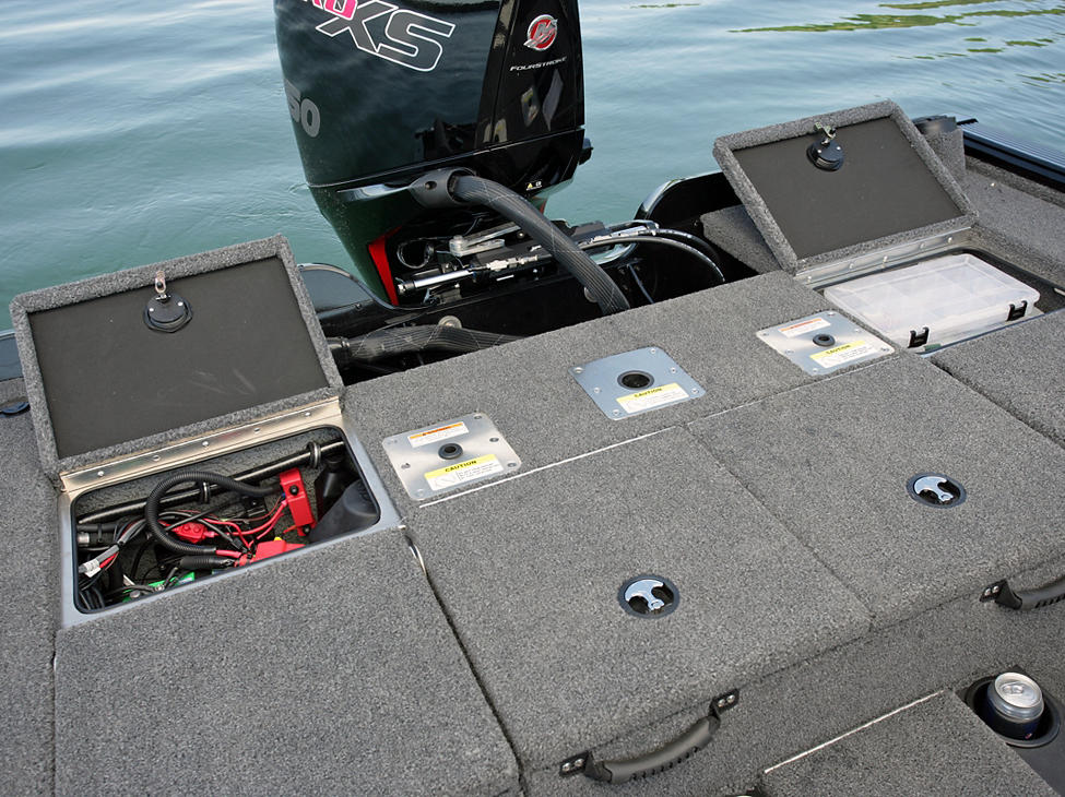 Pro-V-Musky-XS-Aft-Deck-Storage-Compartments-Open