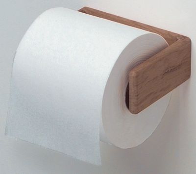 TEAK TOILET PAPER HOLDER PMG