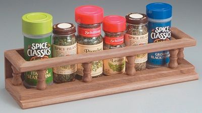 TEAK SPICE RACK SMALL PMG