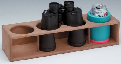 TEAK RACK DRINK/BINOCULAR PMG