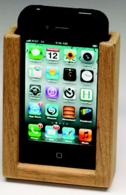 TEAK HOLDER FOR PHONE PMG