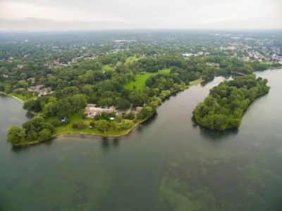 aerial view of safe harbor jefferson beach marina