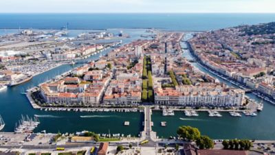 Hero image of Sète.