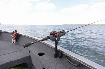 Musky Rod Holders for trolling with Alumacraft Alumatrax - Muskie & Pike -  Muskie & Pike