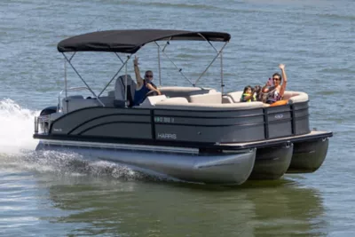 boating by ski beach in stockton, ca