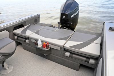 Tyee Aft Deck shown with Optional Aft Deck Sun Pad