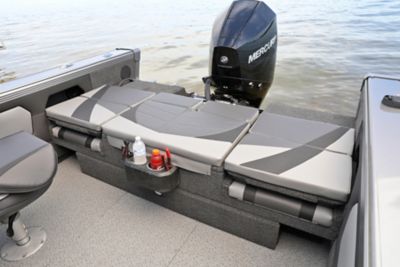 Tyee Aft Deck shown with Optional Aft Deck Sun Pad