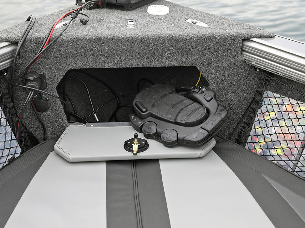 Tyee Bow Storage Compartment Open