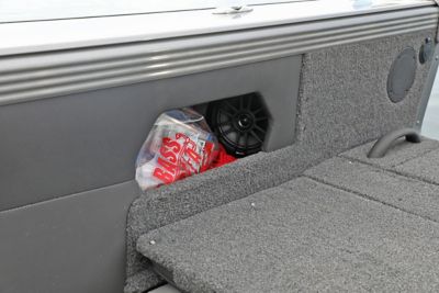 Tyee Starboard Stereo Speaker and Aft Storage Cubby