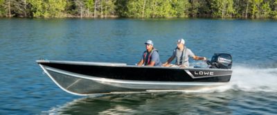 Center Console Boat with Motor Small Welded Aluminum Fishing Bass