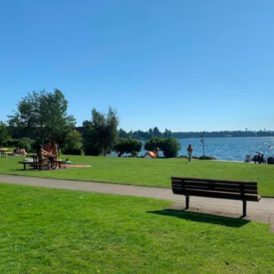 sunny day at houghton beach park