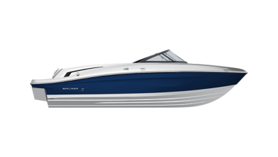 Blue Hull Sides (White Bottom)