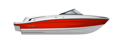 Rally Red Hull Sides (White Bottom)