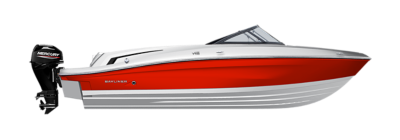 Rally Red Hull Sides (White Bottom)