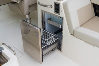 Refrigerator at cockpit