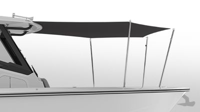 Sunshade at bow