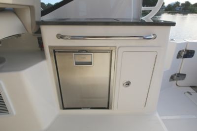 Refrigerator at cockpit