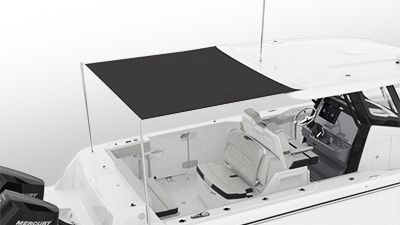 Sunshade at cockpit