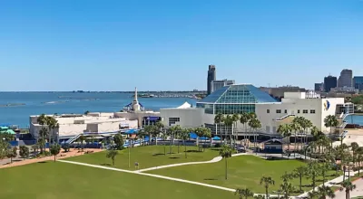 aerial of the aquarium