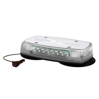 LED mini bar with vacuum magnet, sleek design, and clear lens showcasing bright illumination for safety and visibility.