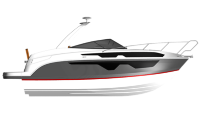 Gray Hull Sides (White Bottom)