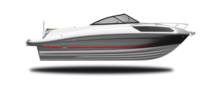 Gray Hull Sides (White Bottom)