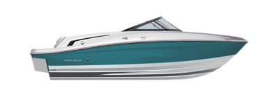 Kingfisher Blue Hull Sides W/ White Bottom