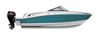 Kingfisher Blue Hull Sides W/ White Bottom
