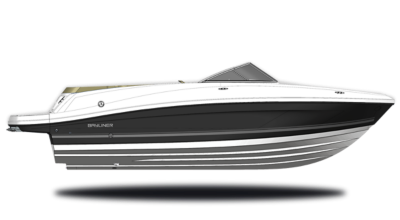 Black Hull Sides (White Bottom)