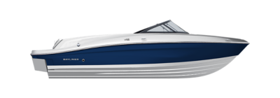 Blue Hull Sides (White Bottom)