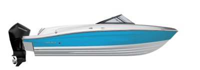 Whale Blue Hull Sides (White Bottom)