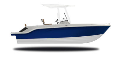 Blue Hull Sides (White Bottom)