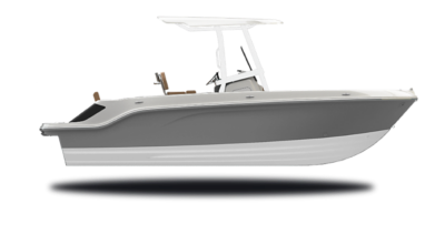 Gray Hull Sides (White Bottom)