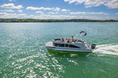 Harris Pontoon Boats Cruiser 210 CS Port Running