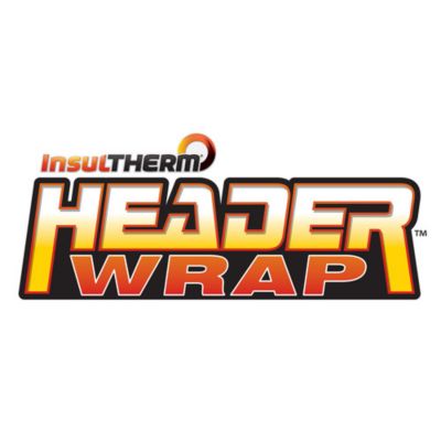 Insultherm Header Wrap logo in bold, vibrant colors, highlighting thermal insulation branding for automotive applications.