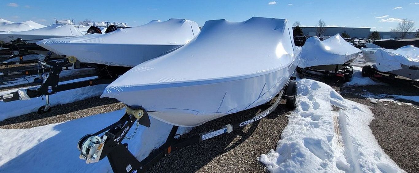 Boats Covered for Winter Storage