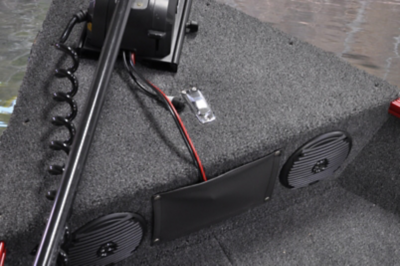 1650 Angler Bow Storage with optional speakers