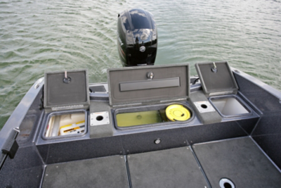 189 Pro-V GL Aft Storage Compartments Open