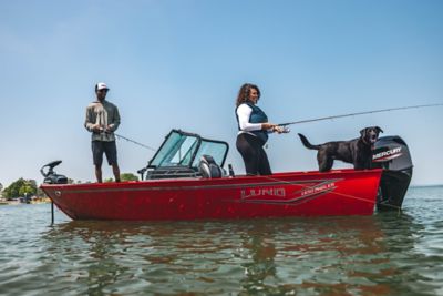 Adventure Wheels Aw Red Bass Boat With Figure 