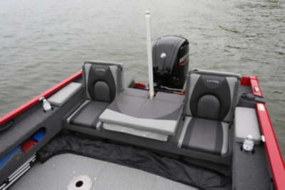 Aft Deck Sun Pad Cushion Set with Ski Pylon and Jump Seats Open