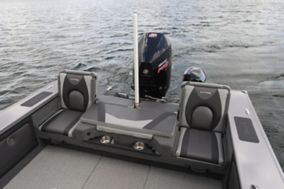 Aft Deck Sun Pad Cushion Set with Ski Pylon and Jump Seats Open