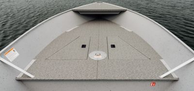 Bow Casting Platform w/Seat & Pedestal - Gray