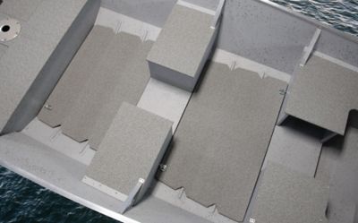 Install Gray Flat Floor (Vinyl)