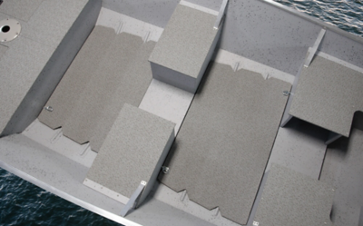 Install Gray Flat Floor (Vinyl)